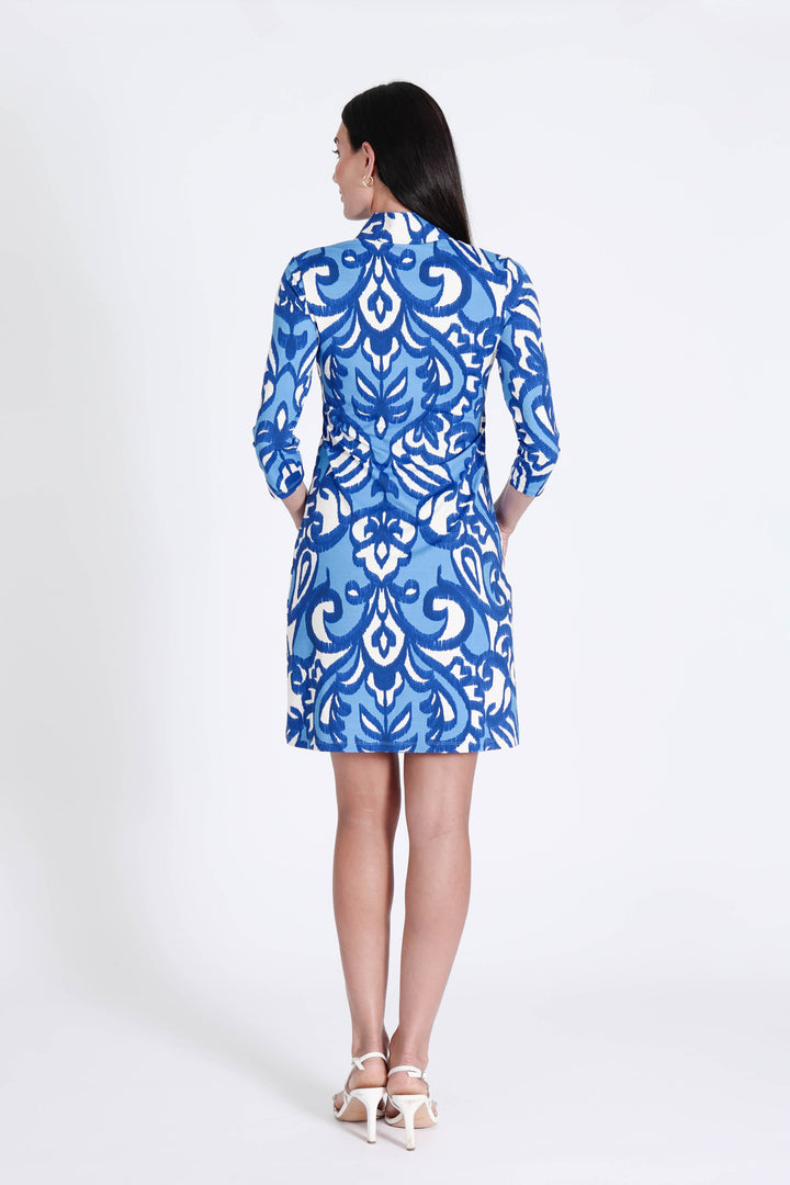 Pebble Beach Dress Madrigal Blue APPAREL - DRESS jeanpierreklifa.com