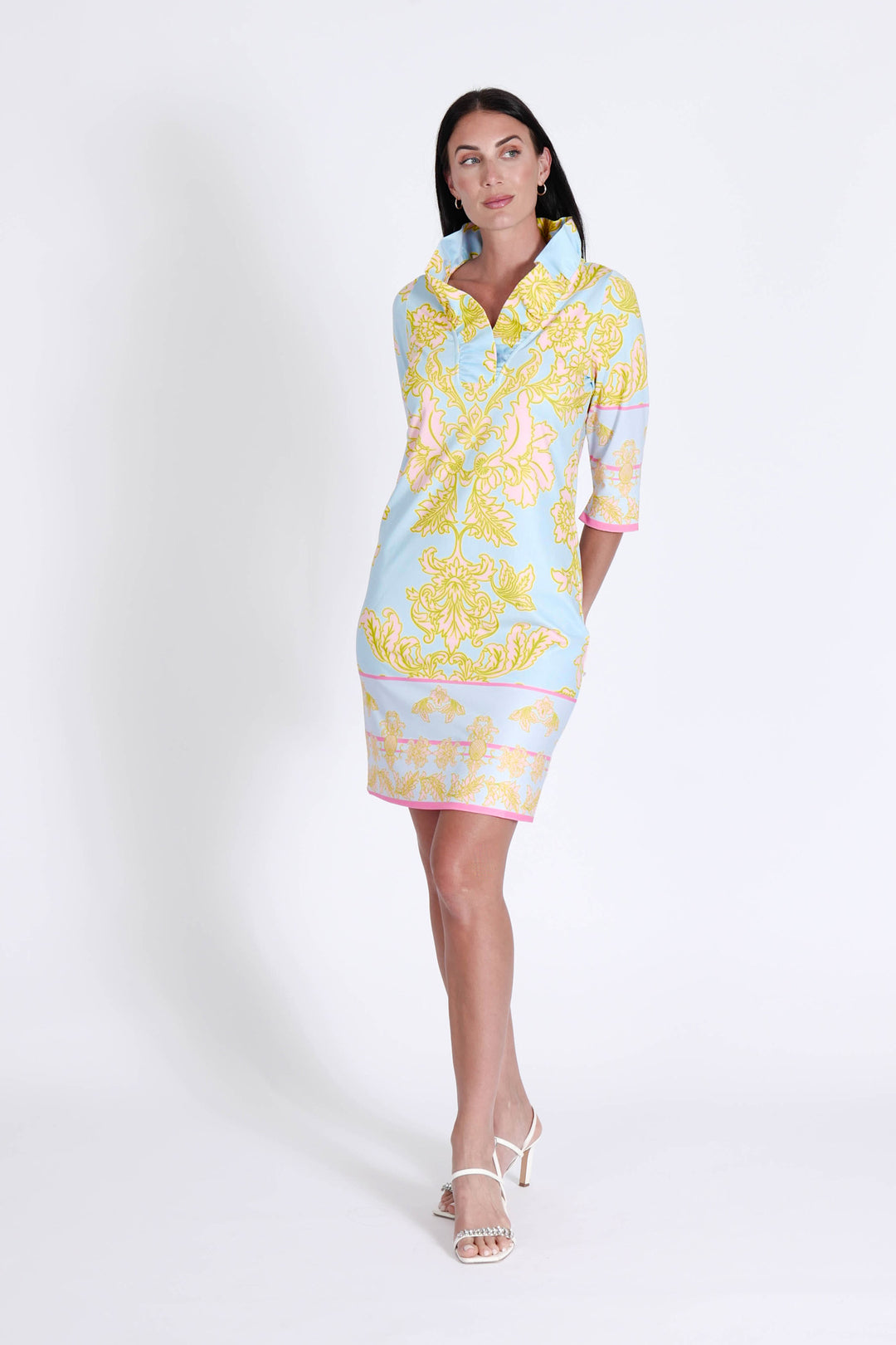 Alizah Dress Knighthood Sky APPAREL - DRESS jeanpierreklifa.com