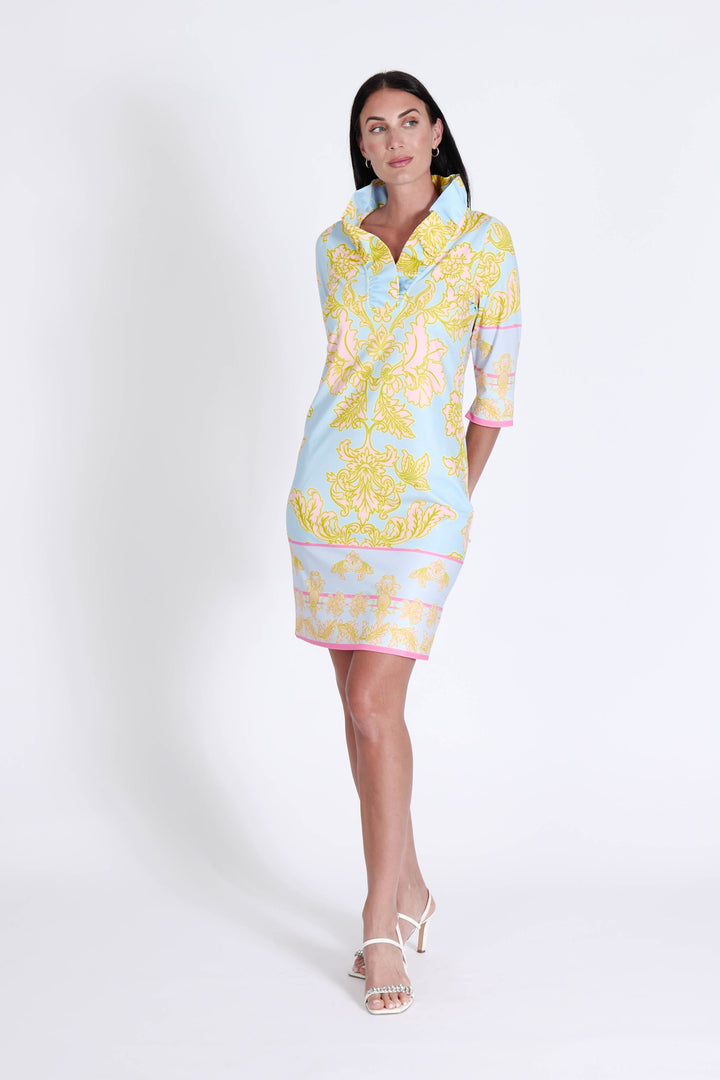 Alizah Dress Knighthood Sky APPAREL - DRESS jeanpierreklifa.com