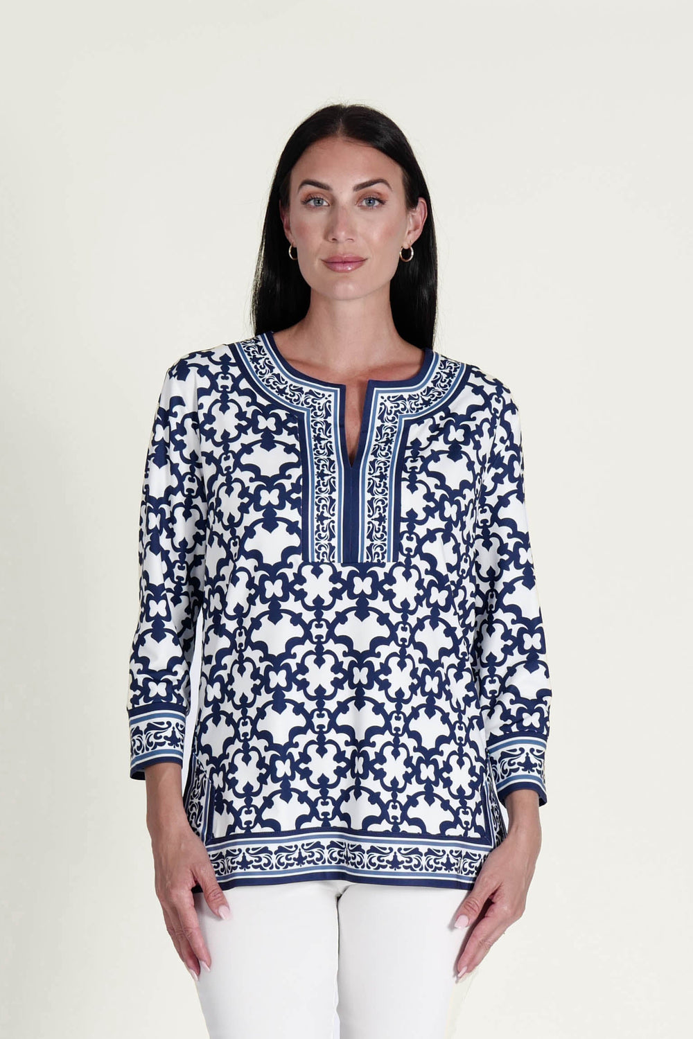 Alexandra Top Iron Gates White APPAREL - TOP JPK 2026
