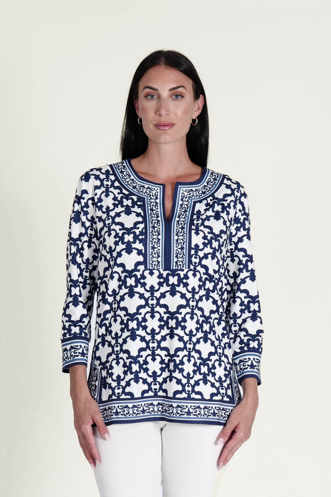 Alexandra Top Iron Gates White APPAREL - TOP JPK 2026