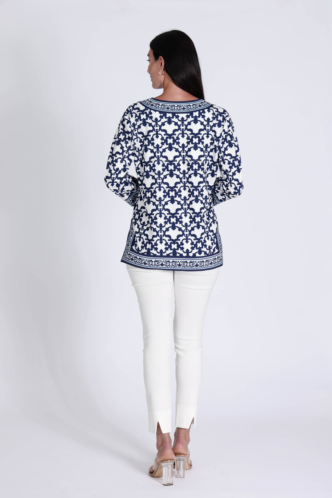 Alexandra Top Iron Gates White APPAREL - TOP jeanpierreklifa.com