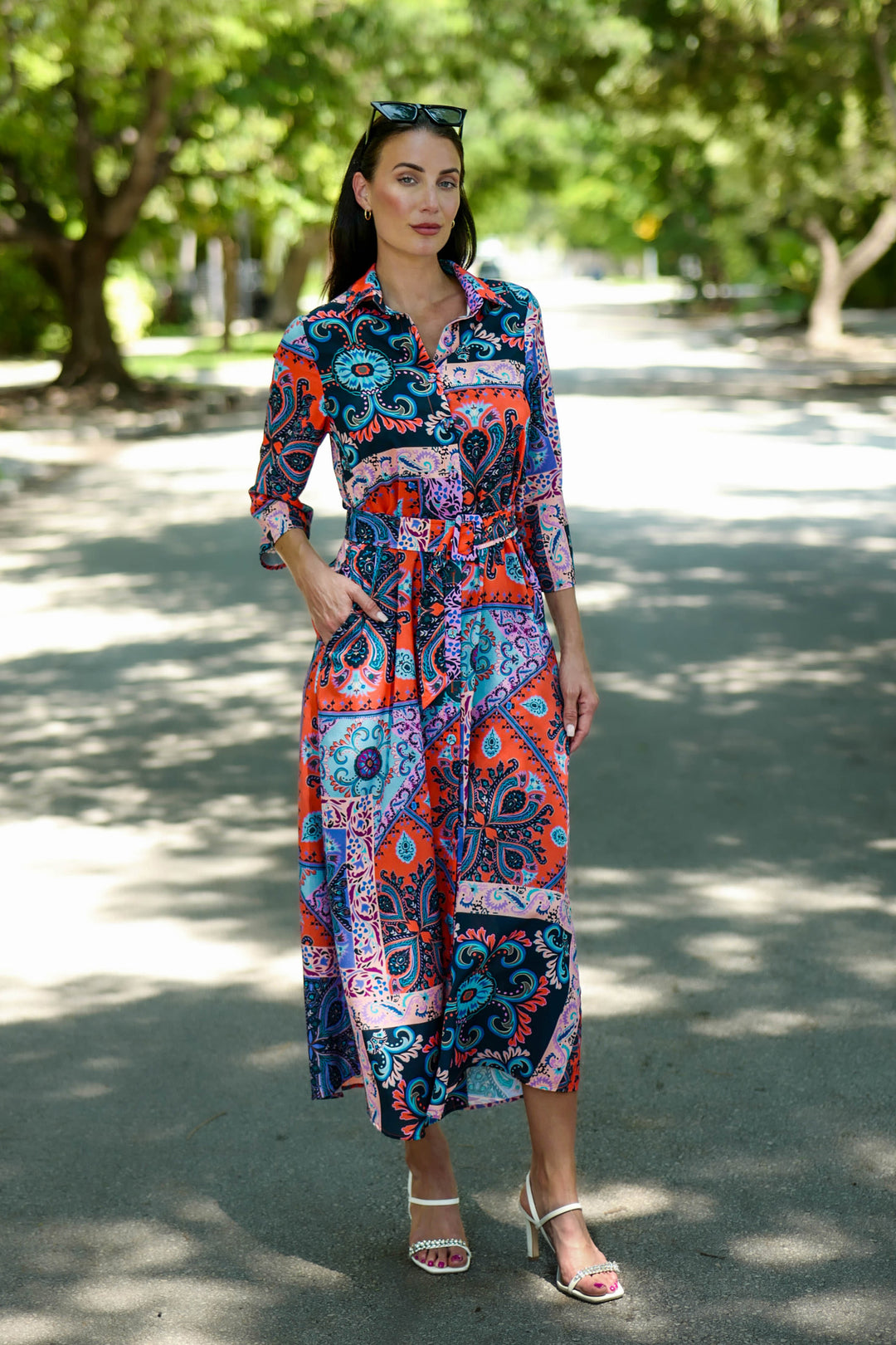 Marrakech Dress Patchwork APPAREL - DRESS jeanpierreklifa.com