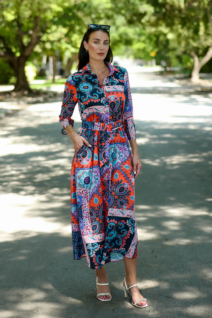 Marrakech Dress Patchwork APPAREL - DRESS jeanpierreklifa.com