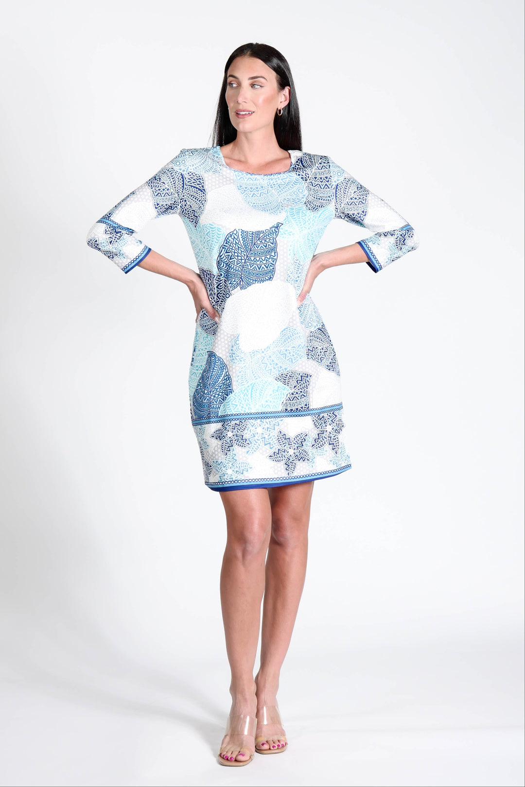 Daphne Dress Verona Leaves APPAREL - DRESS Online Exclusives