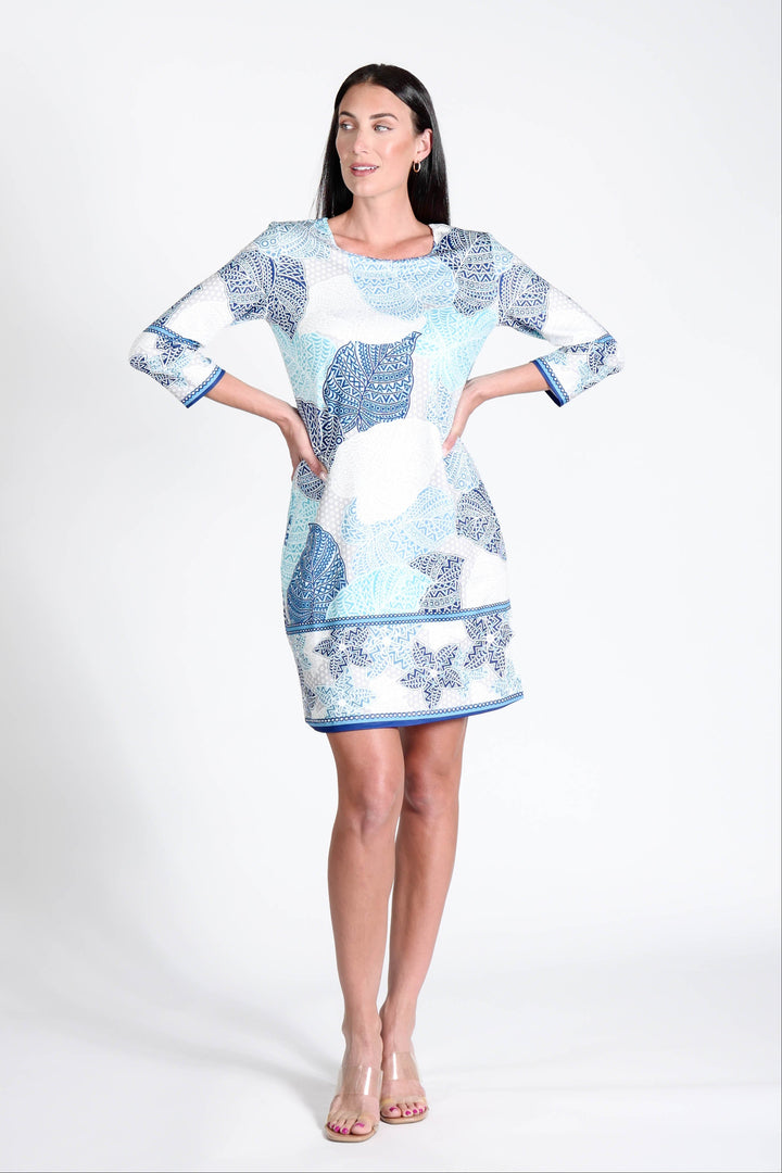 Daphne Dress Verona Leaves APPAREL - DRESS Online Exclusives