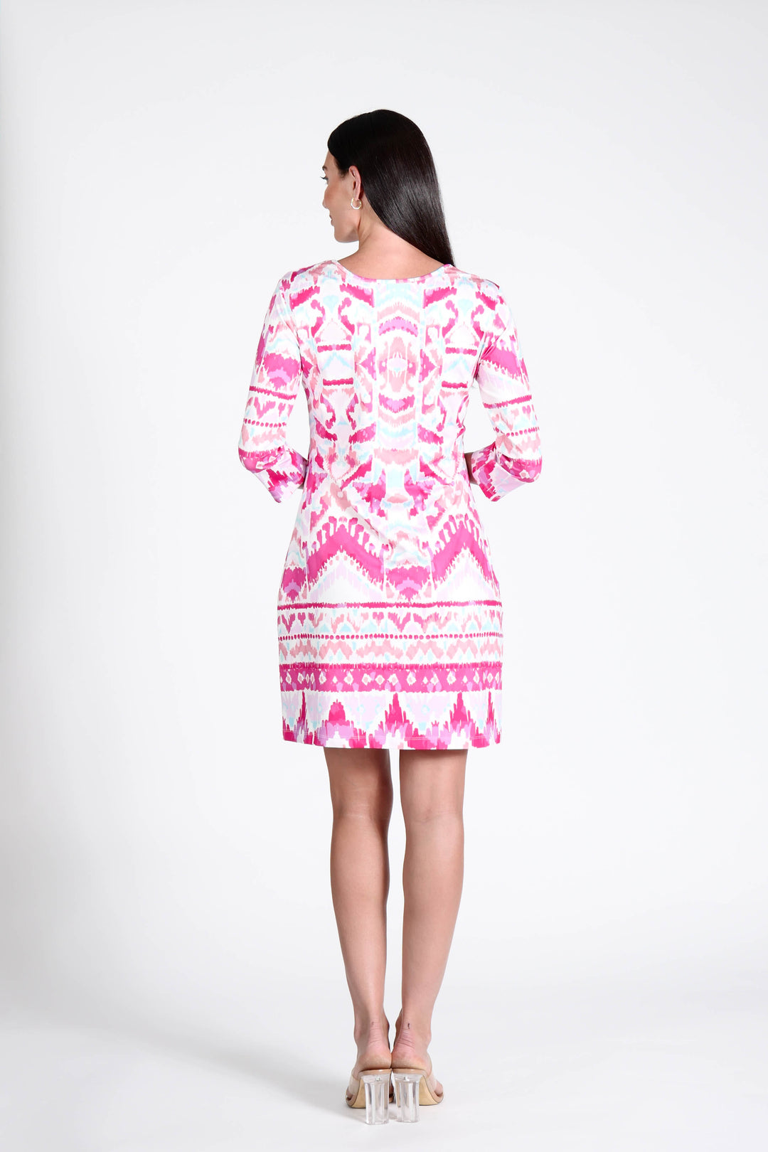 Daphne Dress Ikat Fuchsia APPAREL - DRESS Online Exclusives