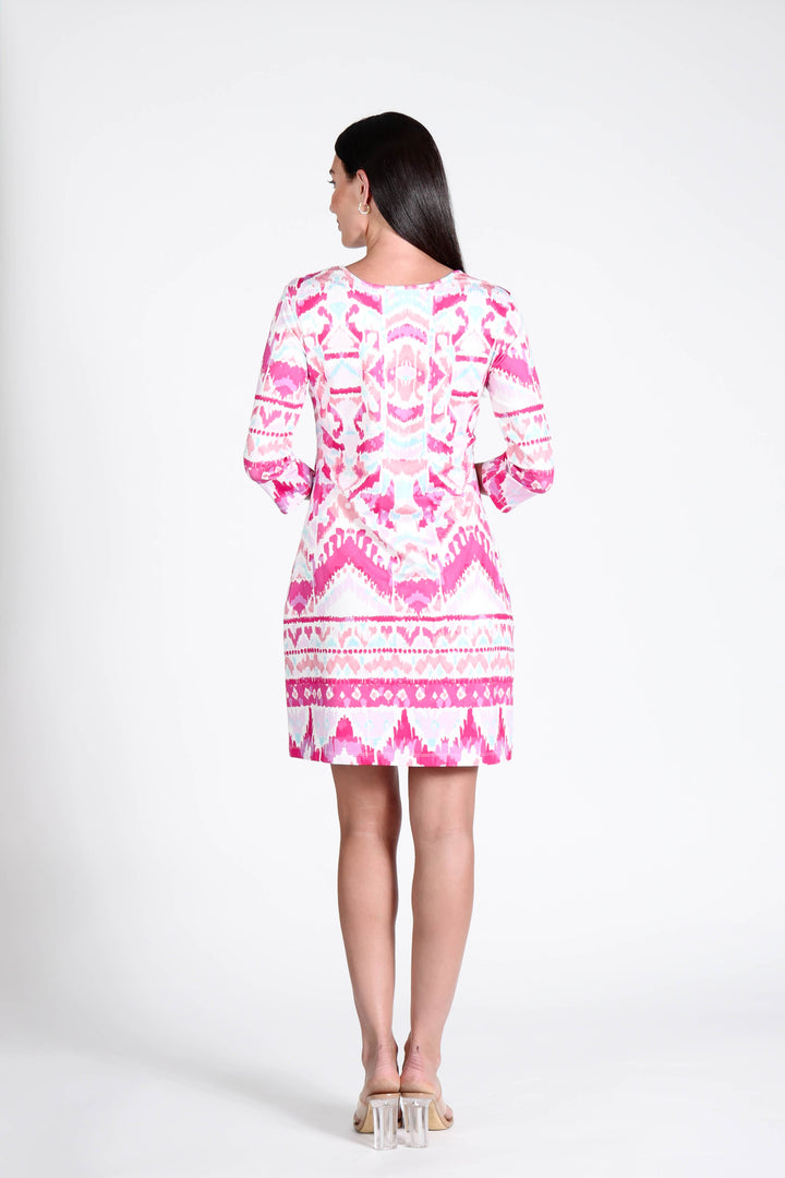 Daphne Dress Ikat Fuchsia APPAREL - DRESS Online Exclusives