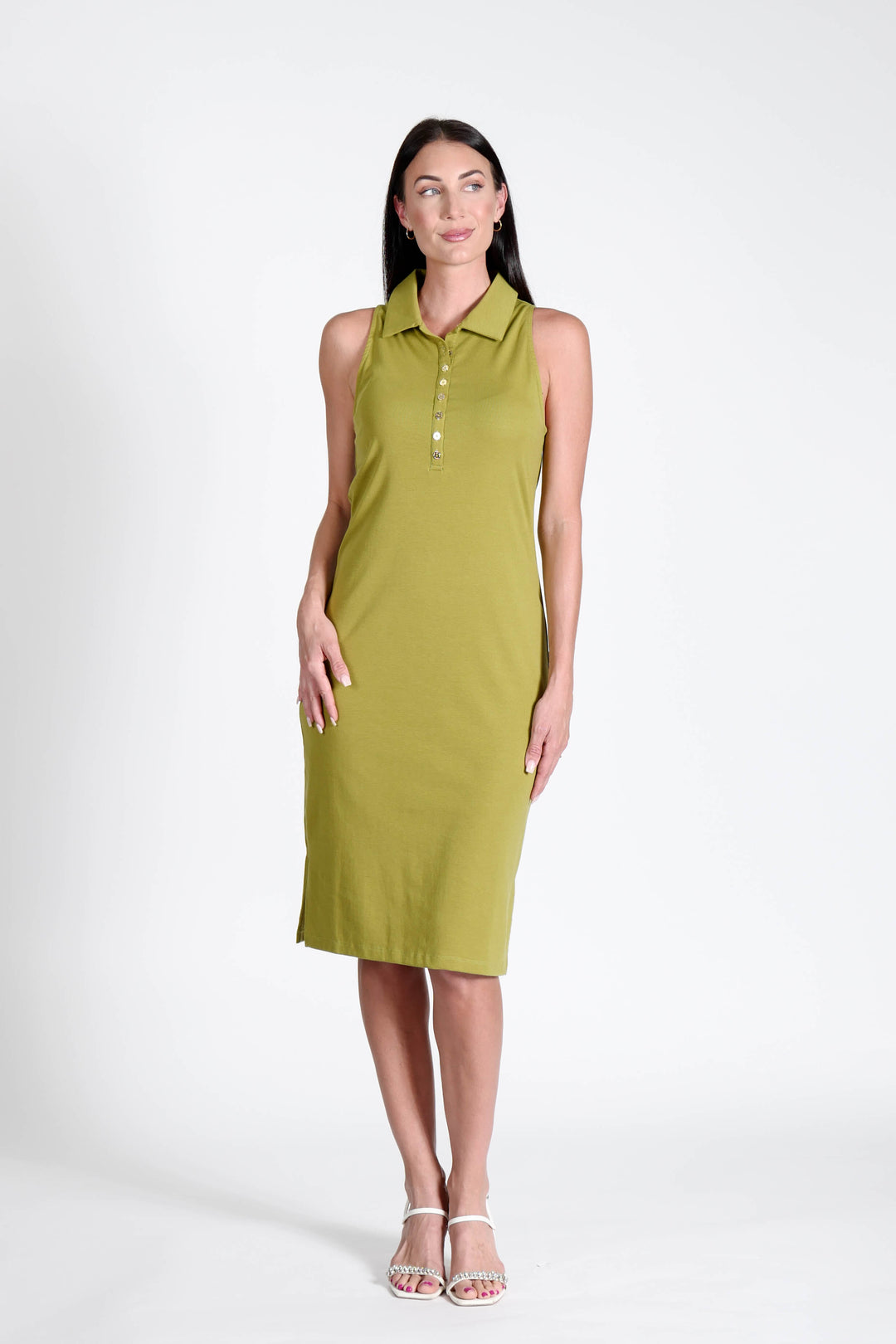 Court Dress Sleveless Kelp APPAREL - DRESS JPK 2026