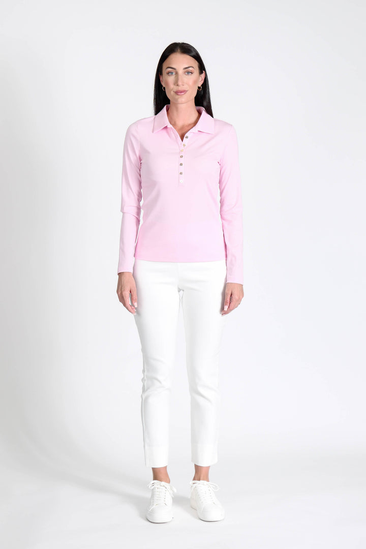 Court Top Pink APPAREL - TOP - SHIRT jeanpierreklifa.com
