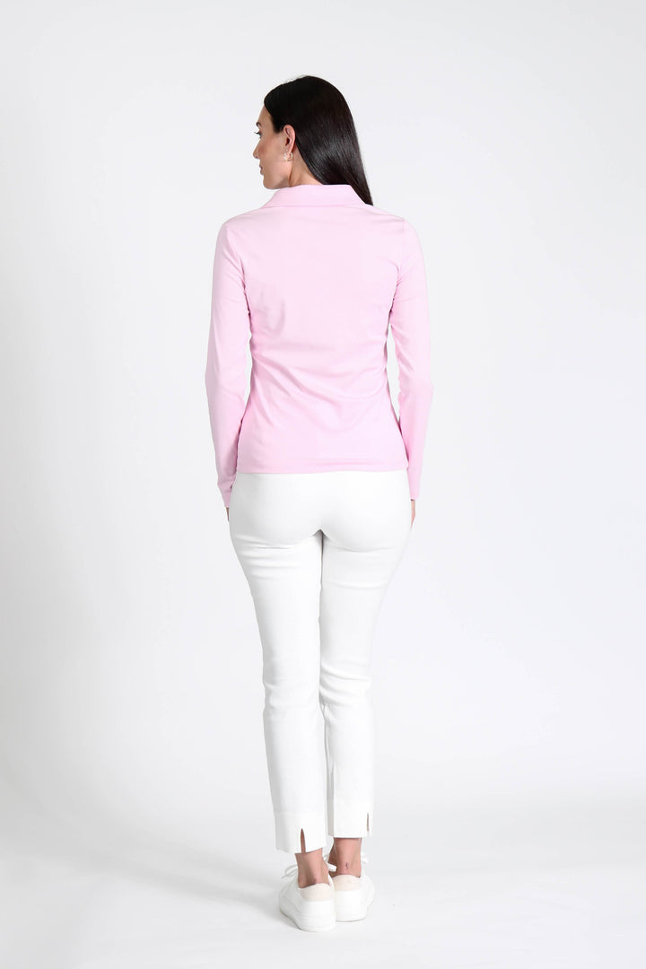 Court Top Pink APPAREL - TOP - SHIRT jeanpierreklifa.com
