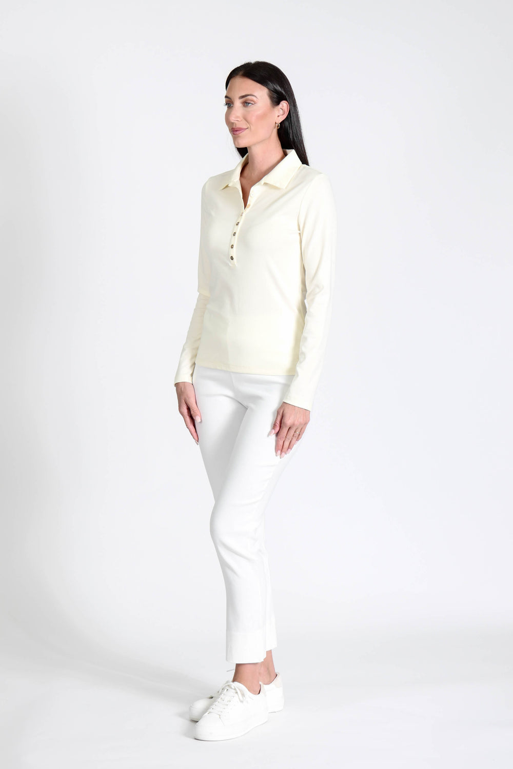 Court Top Almost White APPAREL - TOP - SHIRT jeanpierreklifa.com