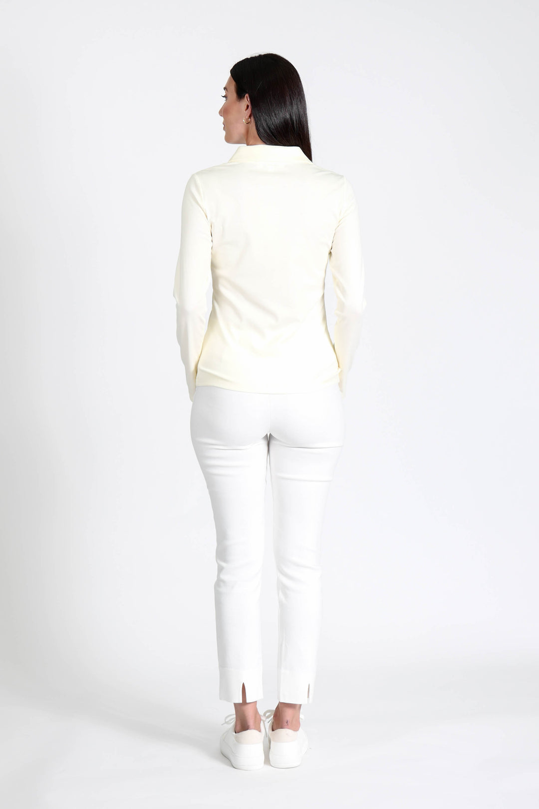 Court Top Almost White APPAREL - TOP - SHIRT jeanpierreklifa.com