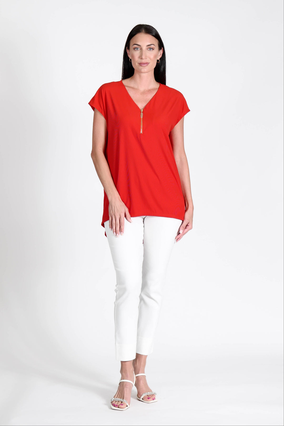 Reena Tunic Red APPAREL - DRESS JPK 2026 Xsmall