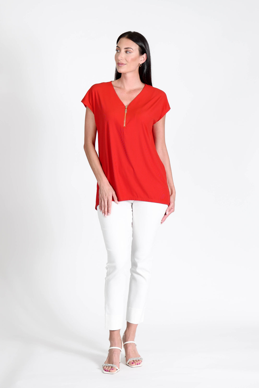 Reena Tunic Red APPAREL - DRESS JPK 2026