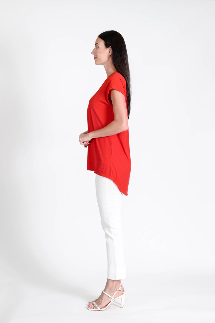 Reena Tunic Red APPAREL - DRESS JPK 2026