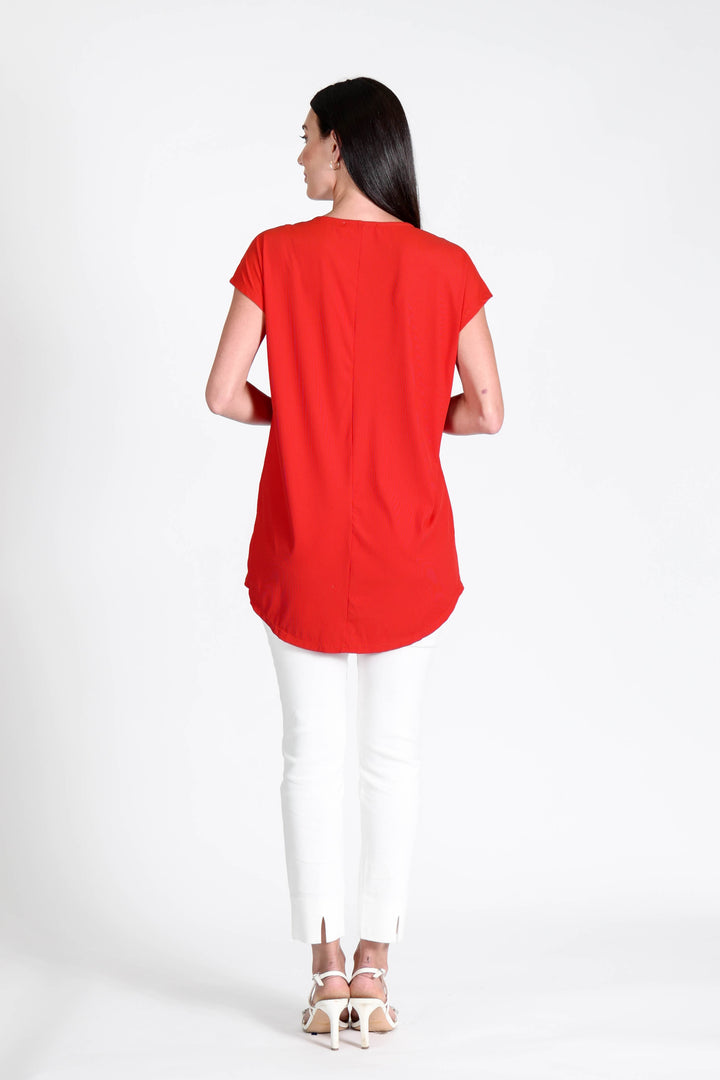 Reena Tunic Red APPAREL - DRESS JPK 2026