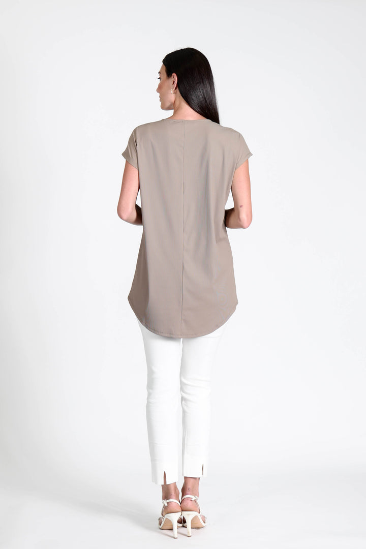 Reena Tunic Taupe APPAREL - DRESS JPK 2026