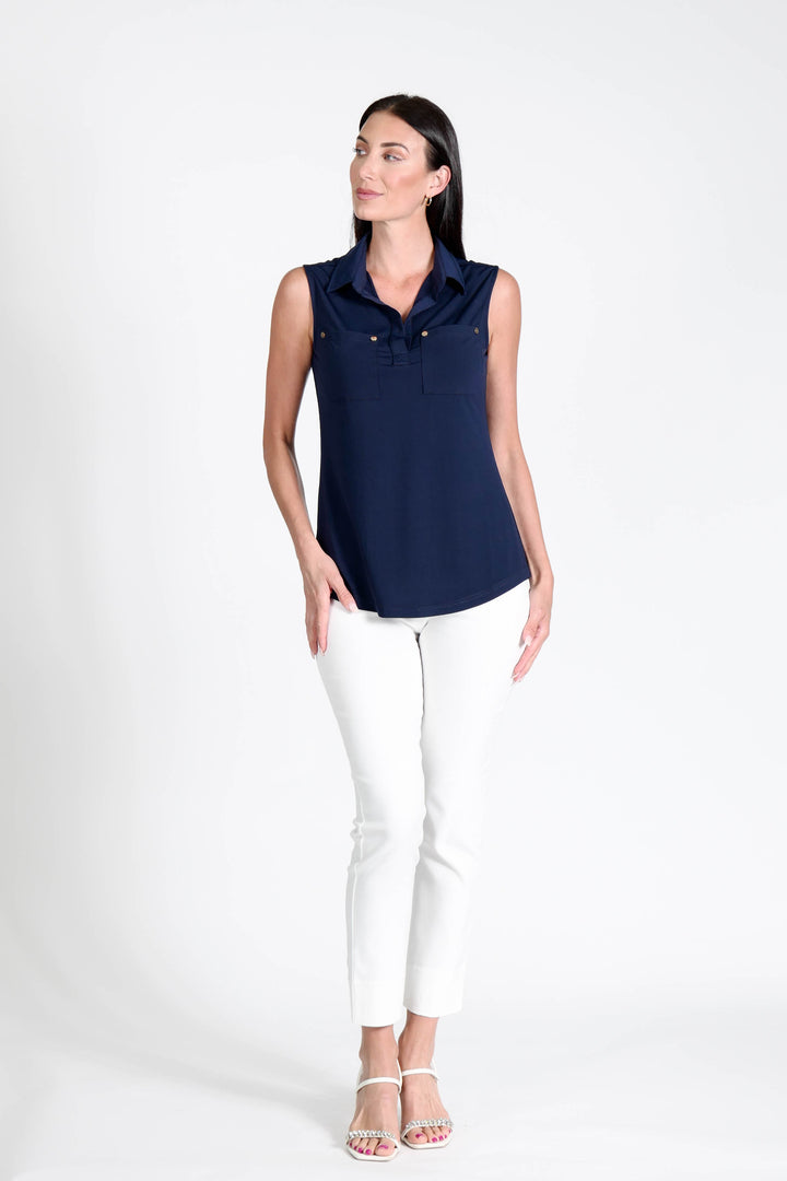 Jones Top Navy APPAREL - TOP - SHIRT JPK 2026