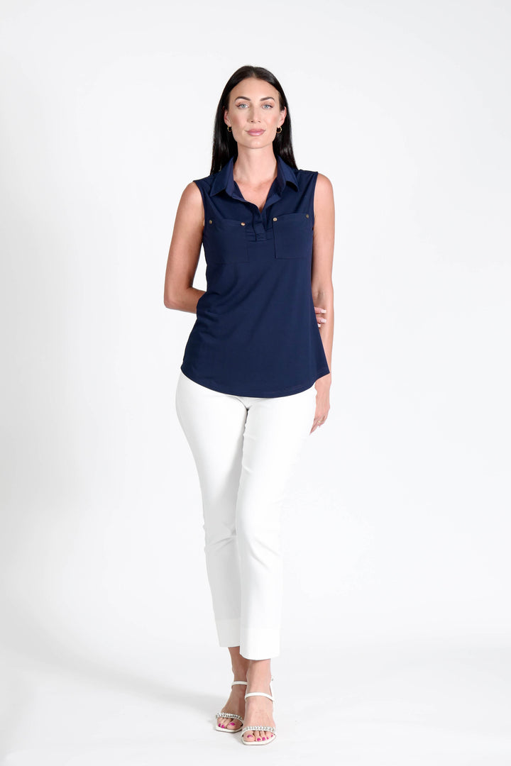 Jones Top Navy APPAREL - TOP - SHIRT JPK 2026
