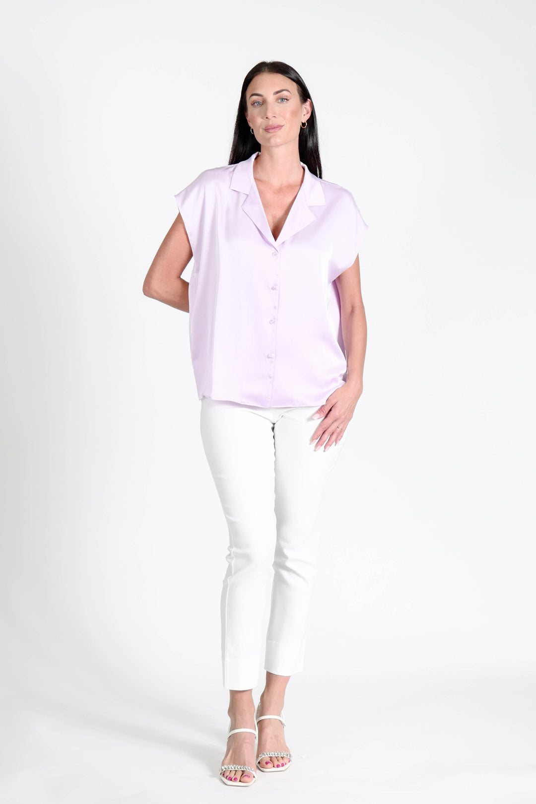 Gables Shirt Lavender APPAREL - TOP - SHIRT jeanpierreklifa.com