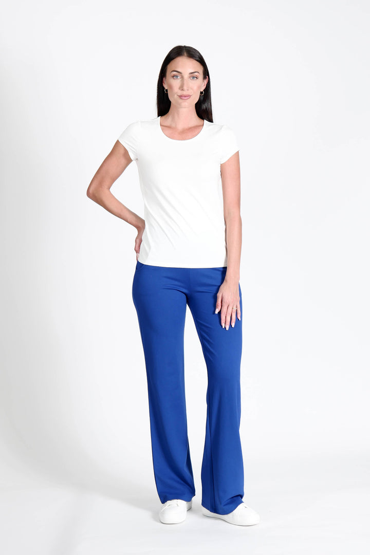 Boulevard Pants Med Blue APPAREL - BOTTOM - Pants jeanpierreklifa.com