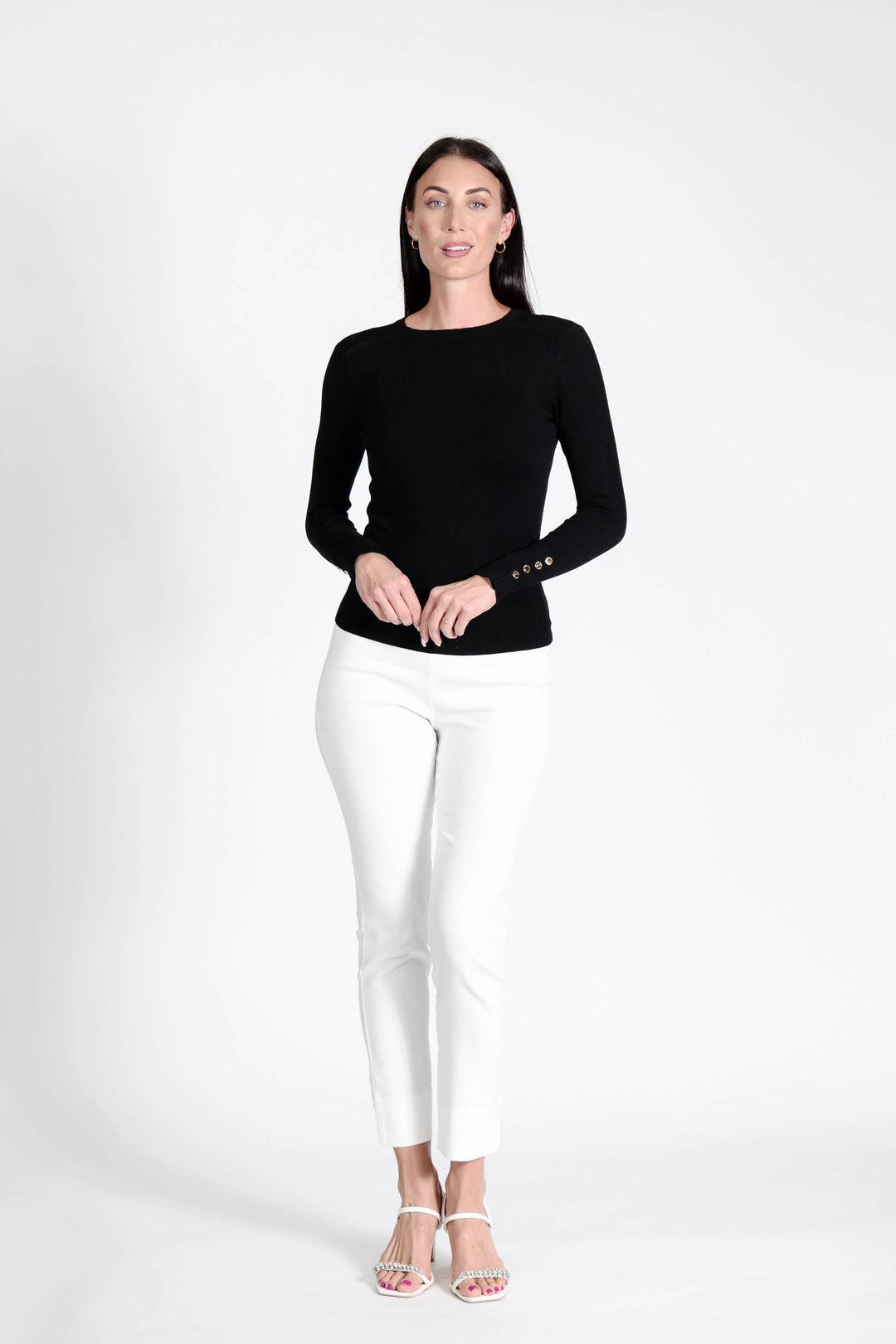 Z Button Sweater Black APPAREL - TOP - SWEATER JPK 2026