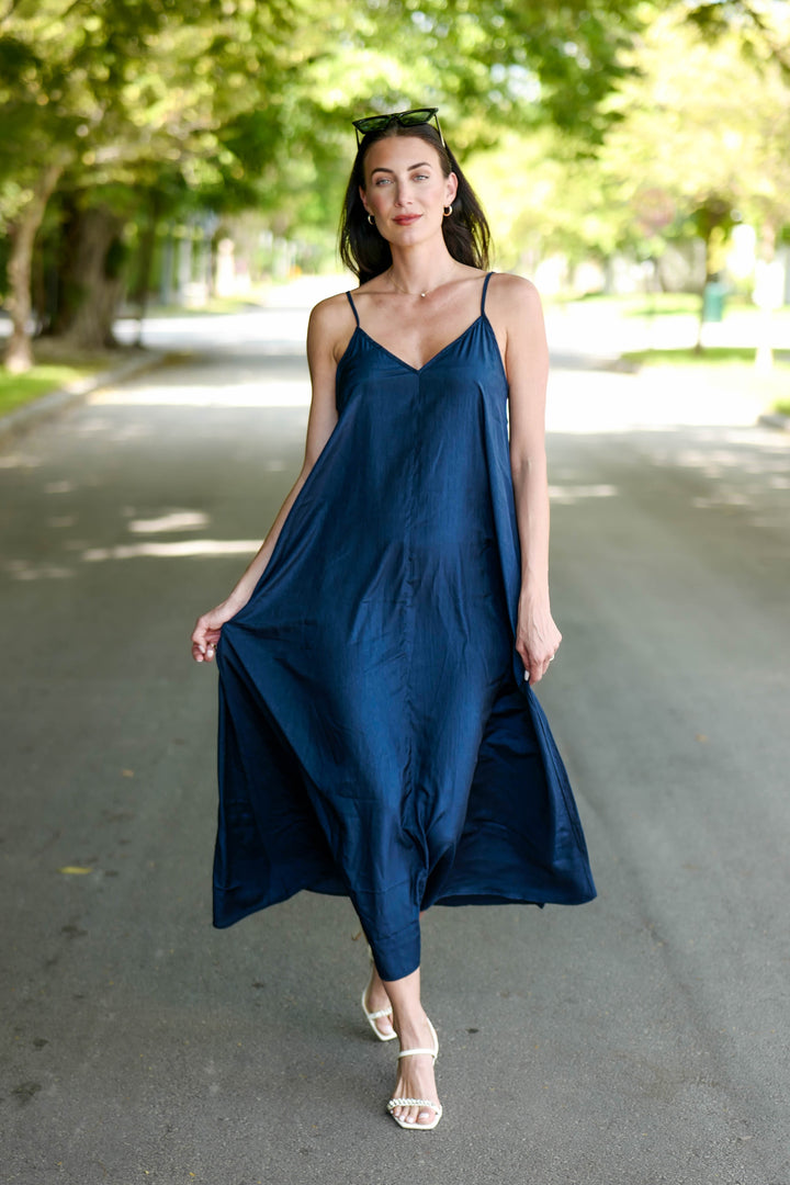 South Beach Maxi Dress Navy