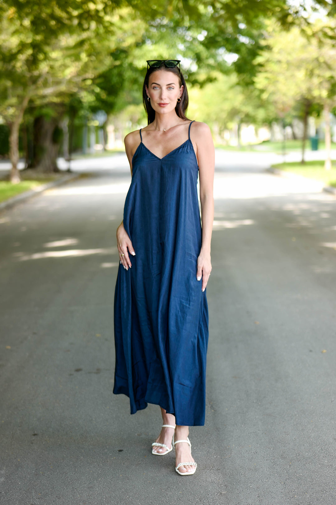 South Beach Maxi Dress Navy