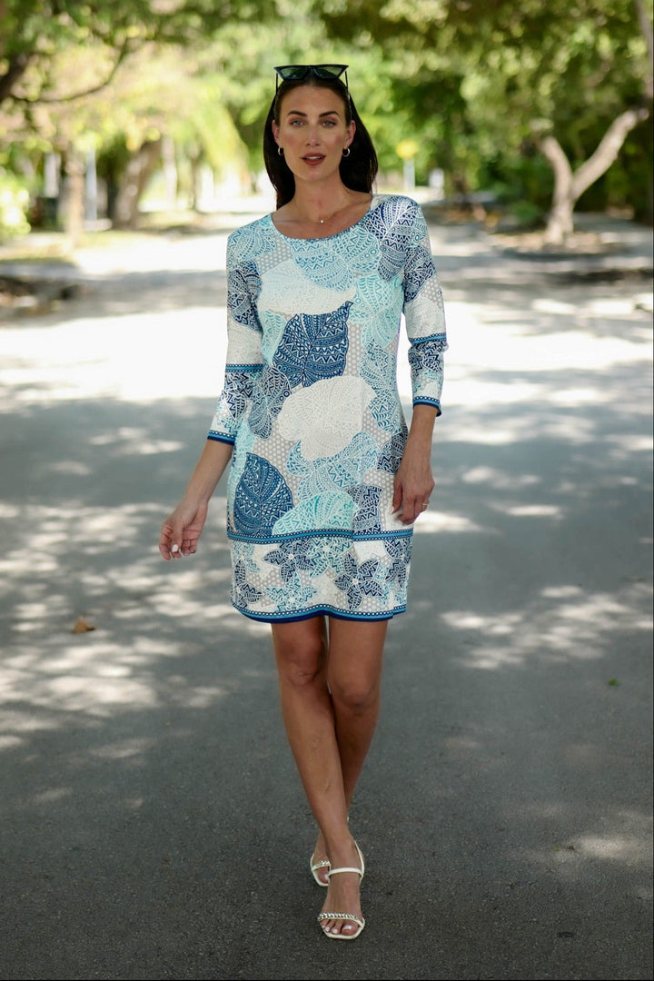 Daphne Dress Verona Leaves APPAREL - DRESS Online Exclusives