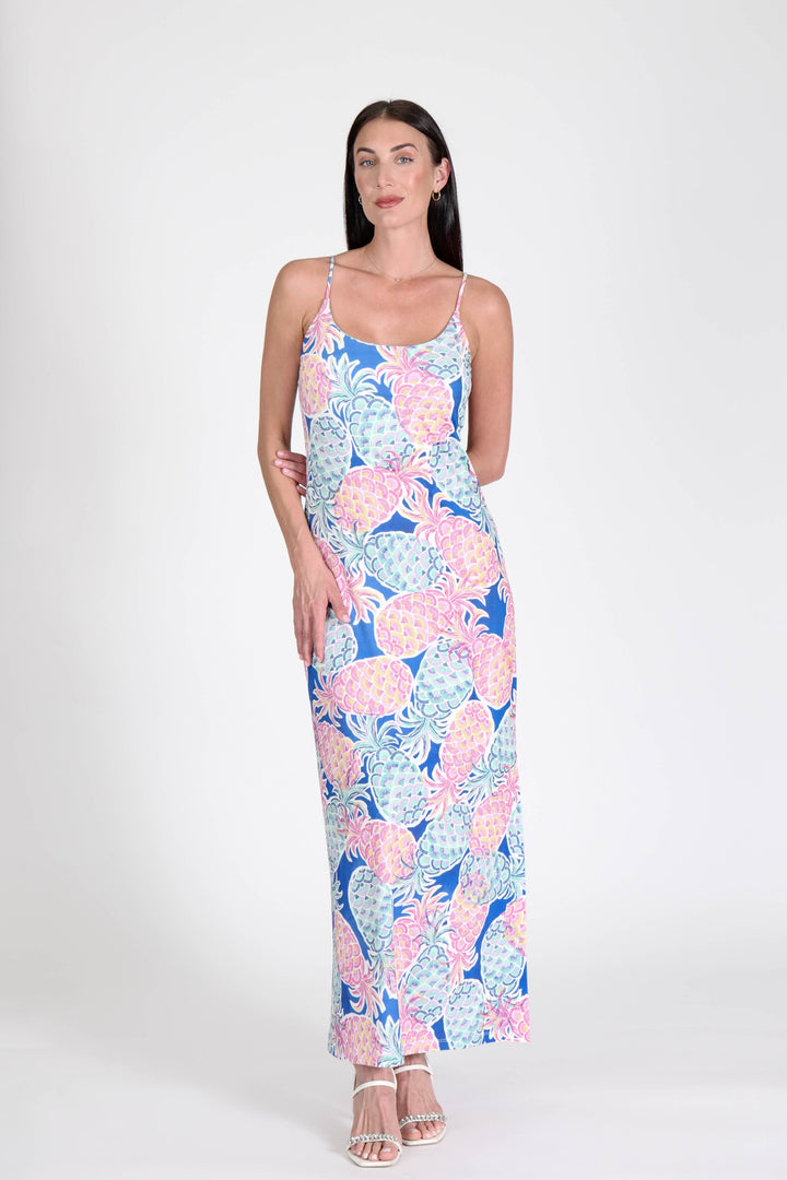 Spaghetti Dress Pineapple Shandy APPAREL - DRESS Online Exclusives