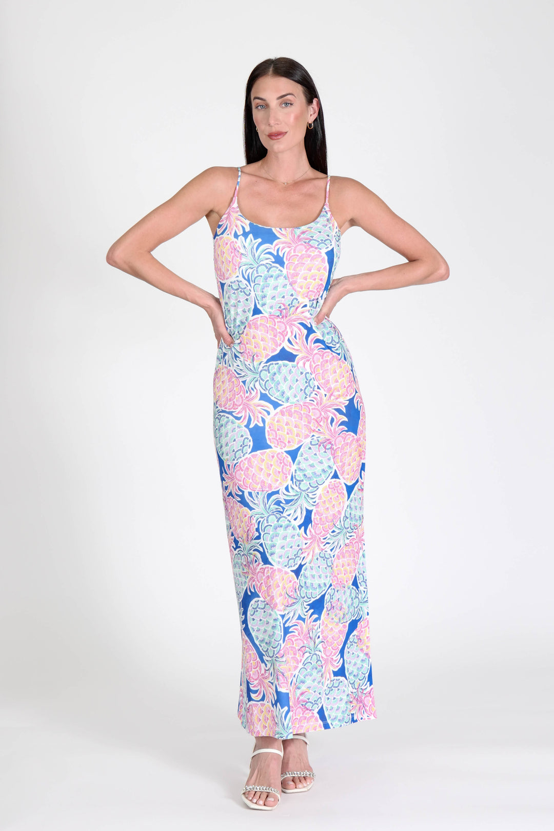 Spaghetti Dress Pineapple Shandy APPAREL - DRESS Online Exclusives