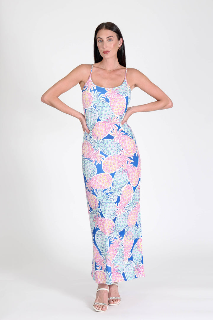 Spaghetti Dress Pineapple Shandy APPAREL - DRESS Online Exclusives