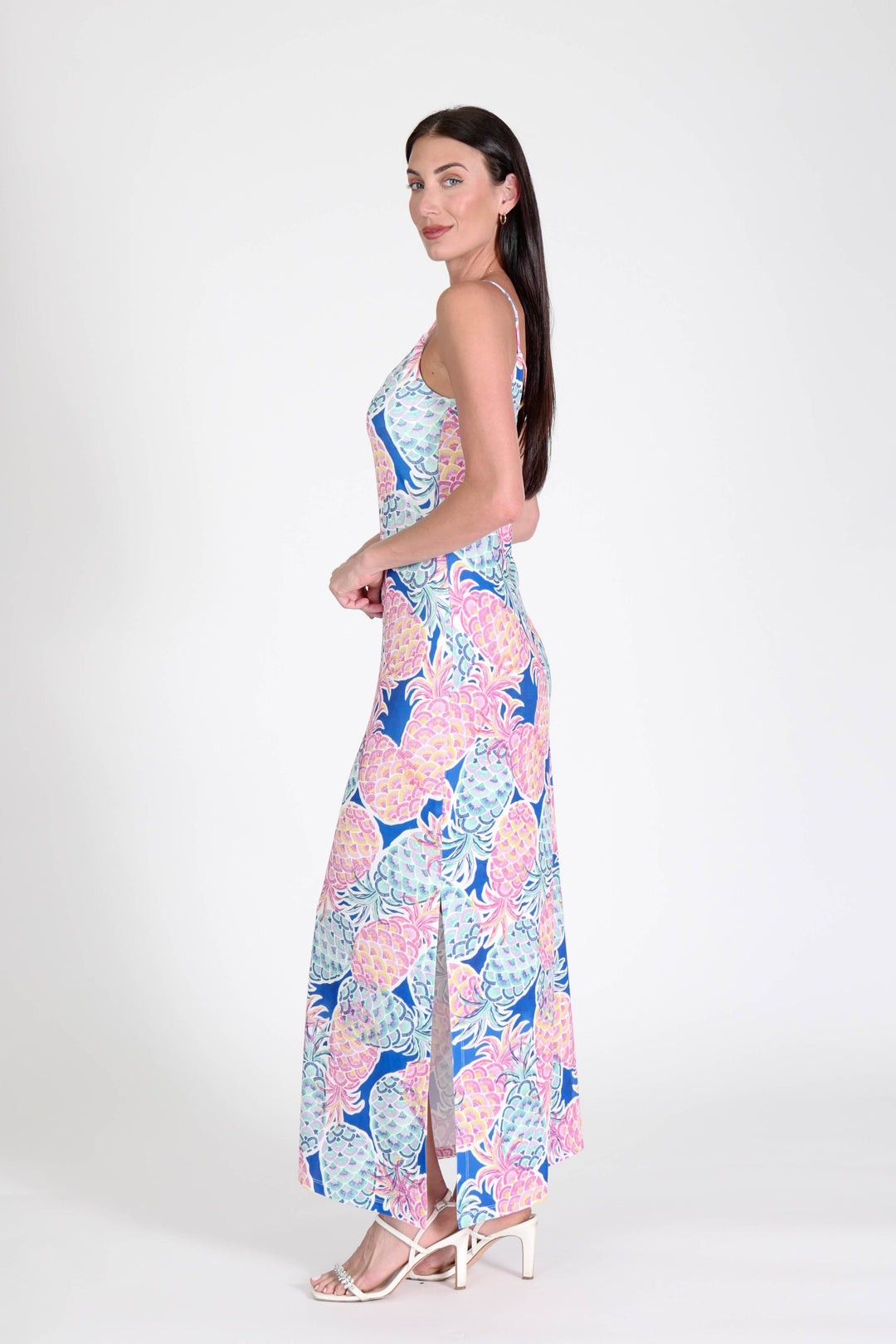 Spaghetti Dress Pineapple Shandy APPAREL - DRESS Online Exclusives