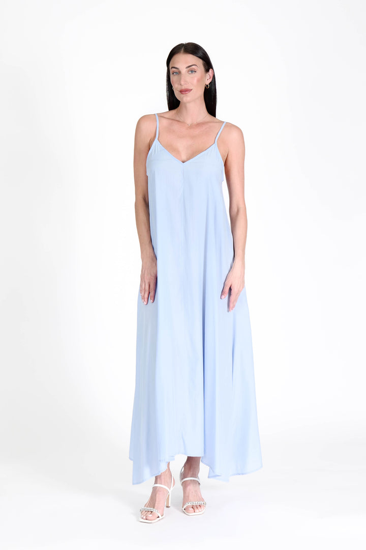 South Beach Maxi Dress Sky APPAREL - DRESS jeanpierreklifa.com
