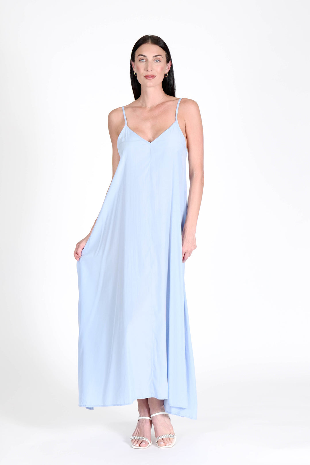 South Beach Maxi Dress Sky APPAREL - DRESS jeanpierreklifa.com