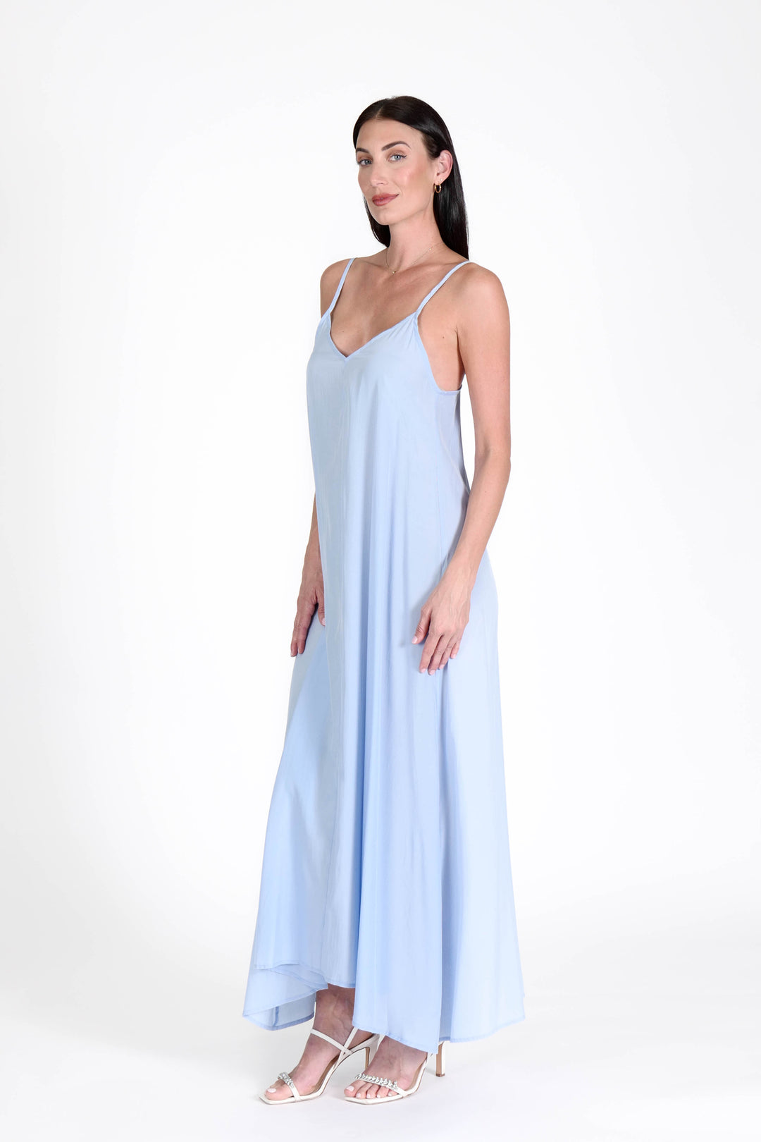 South Beach Maxi Dress Sky APPAREL - DRESS jeanpierreklifa.com