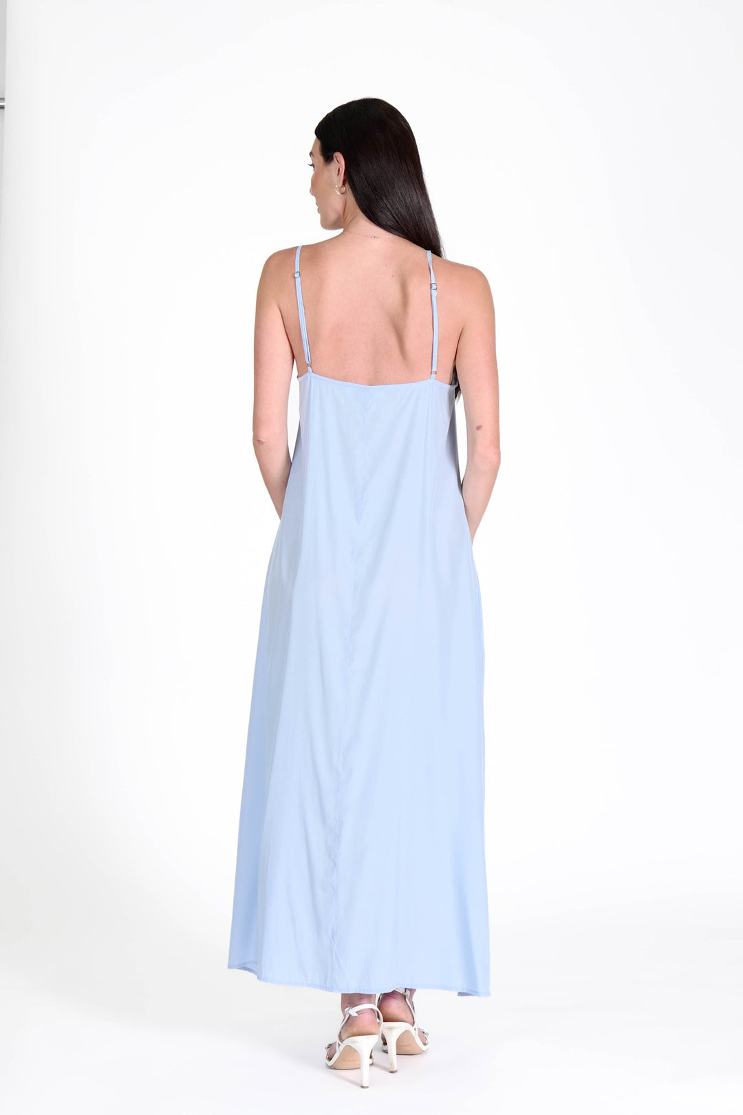 South Beach Maxi Dress Sky APPAREL - DRESS jeanpierreklifa.com