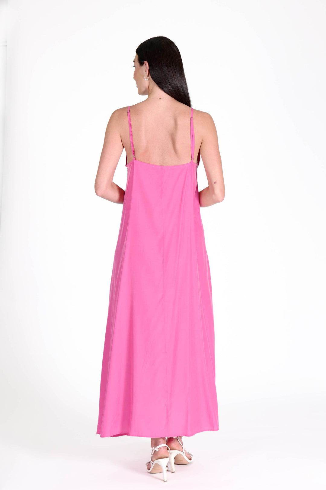 South Beach Maxi Dress Hot Pink APPAREL - DRESS jeanpierreklifa.com