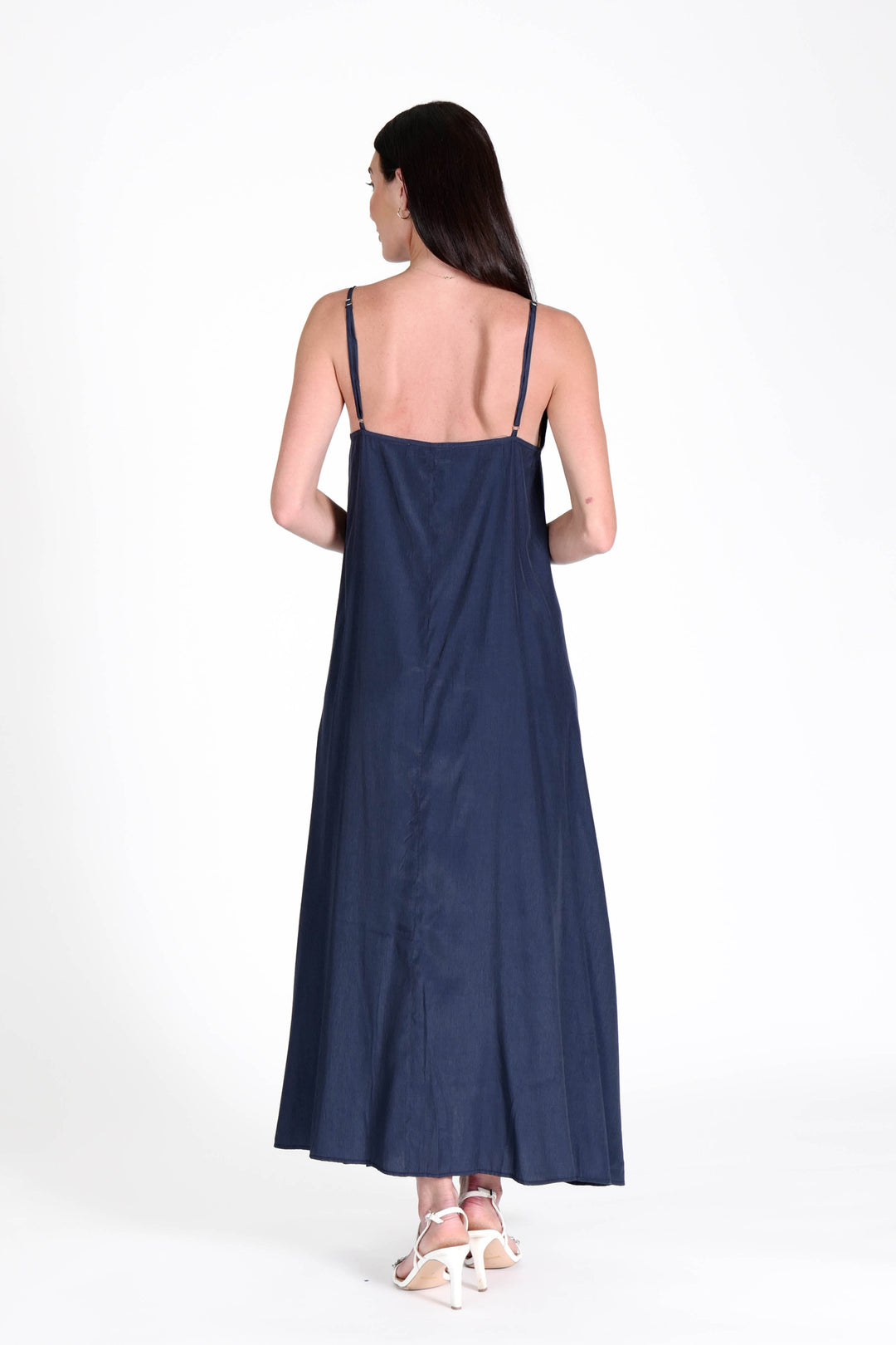 South Beach Maxi Dress Navy APPAREL - DRESS jeanpierreklifa.com
