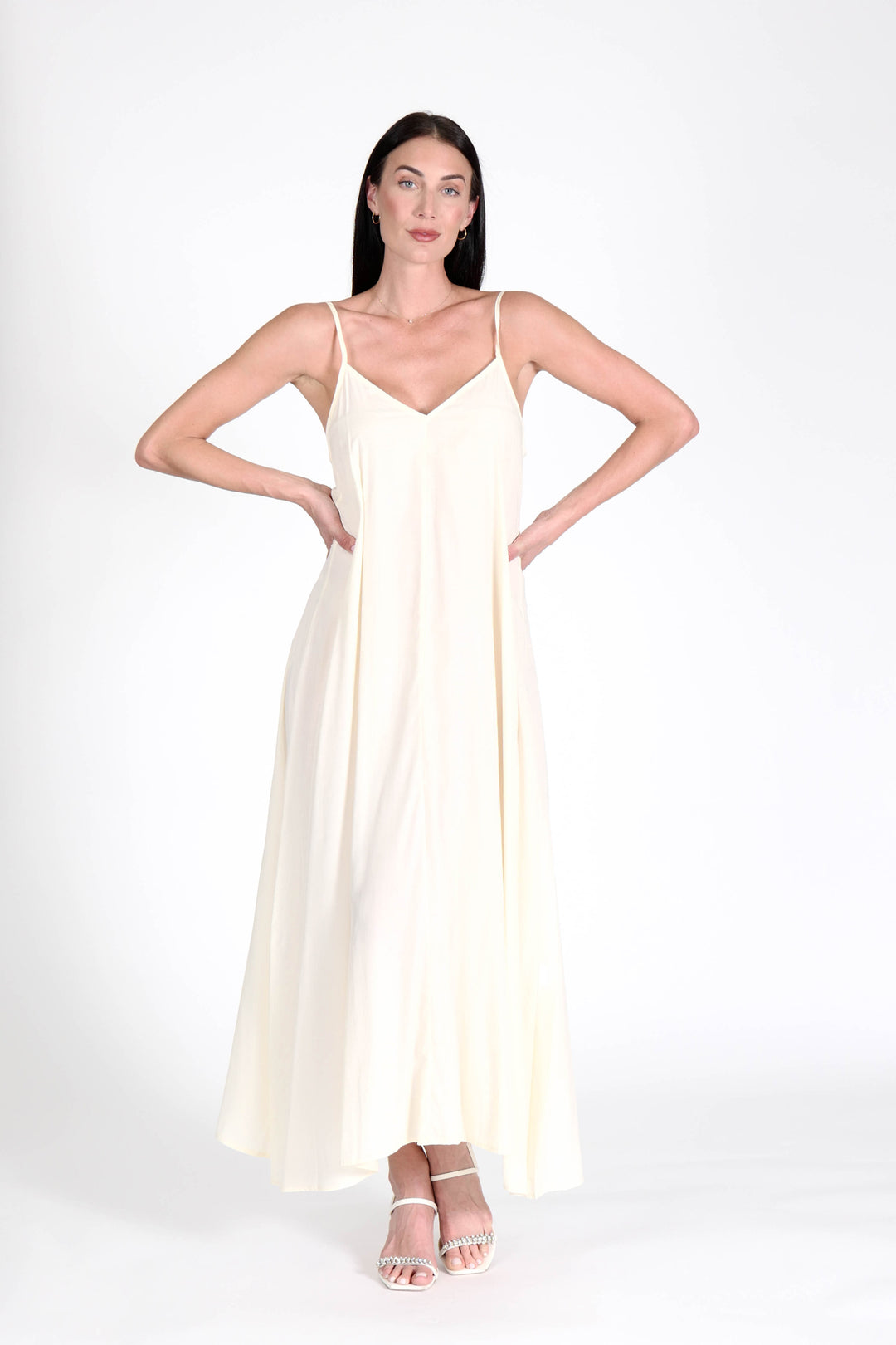 South Beach Maxi Dress Ivory Xlarge South Beach Maxi Dress Ivory Xlarge