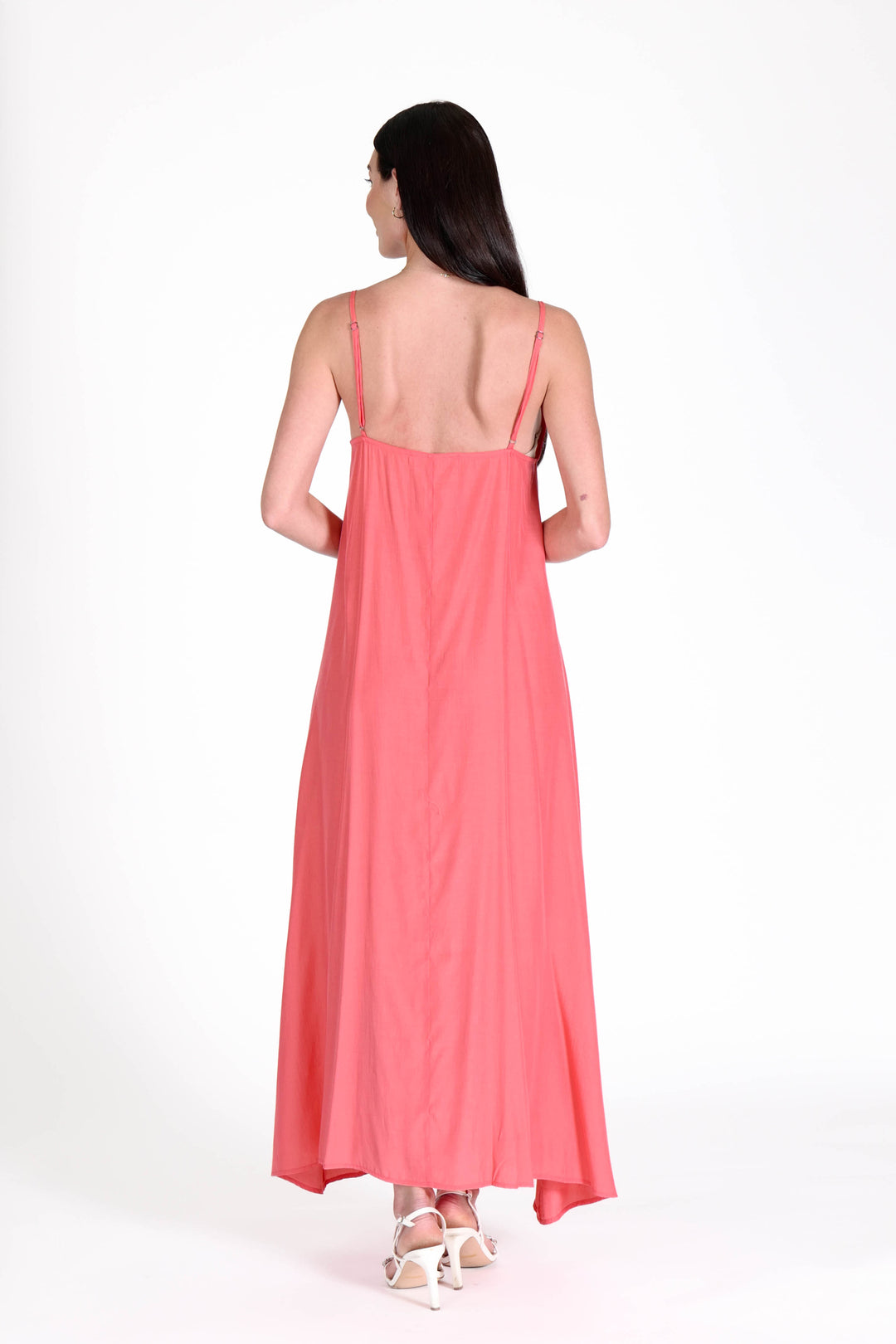 South Beach Maxi Dress Coral APPAREL - DRESS jeanpierreklifa.com