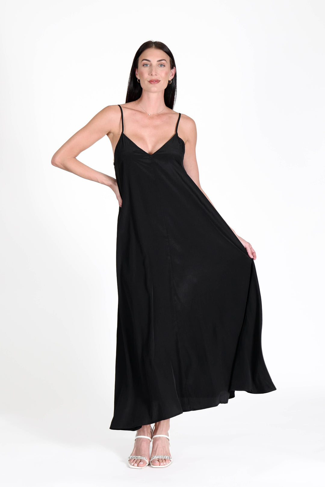 South Beach Maxi Dress Black APPAREL - DRESS jeanpierreklifa.com