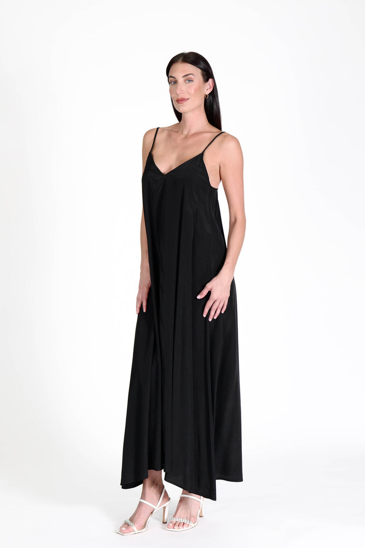 South Beach Maxi Dress Black APPAREL - DRESS jeanpierreklifa.com