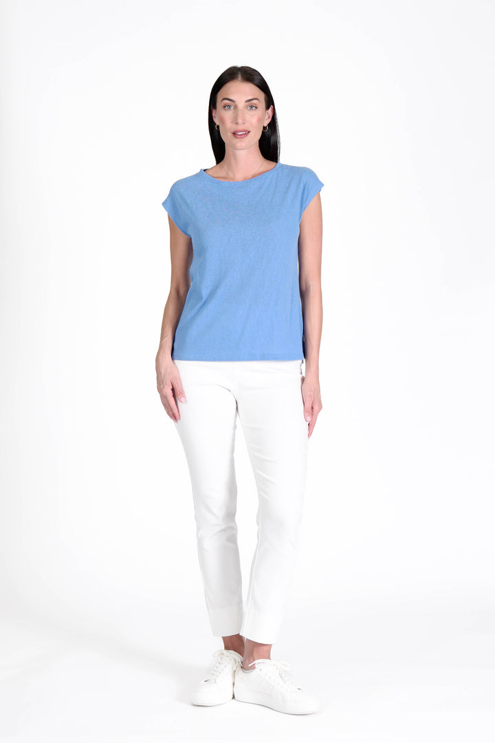 Spring Top Aegean Blue APPAREL - TOP - SHIRT JPK 2026