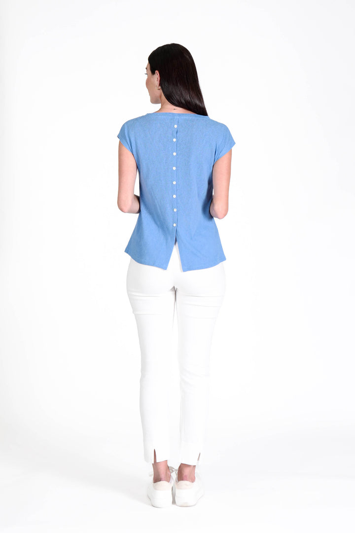 Spring Top Aegean Blue APPAREL - TOP - SHIRT JPK 2026 Xsmall