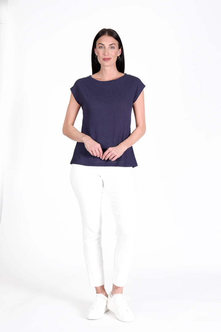 Spring Top Navy APPAREL - TOP - SHIRT JPK 2026