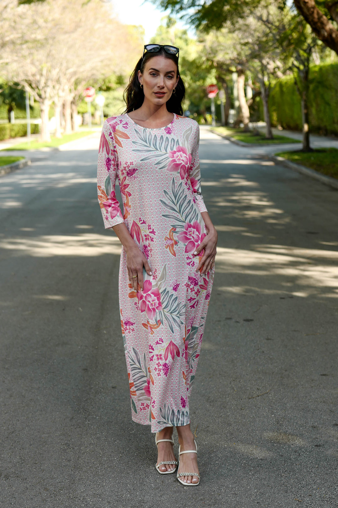 Athena Dress Tahitian Garden APPAREL - DRESS Online Exclusives