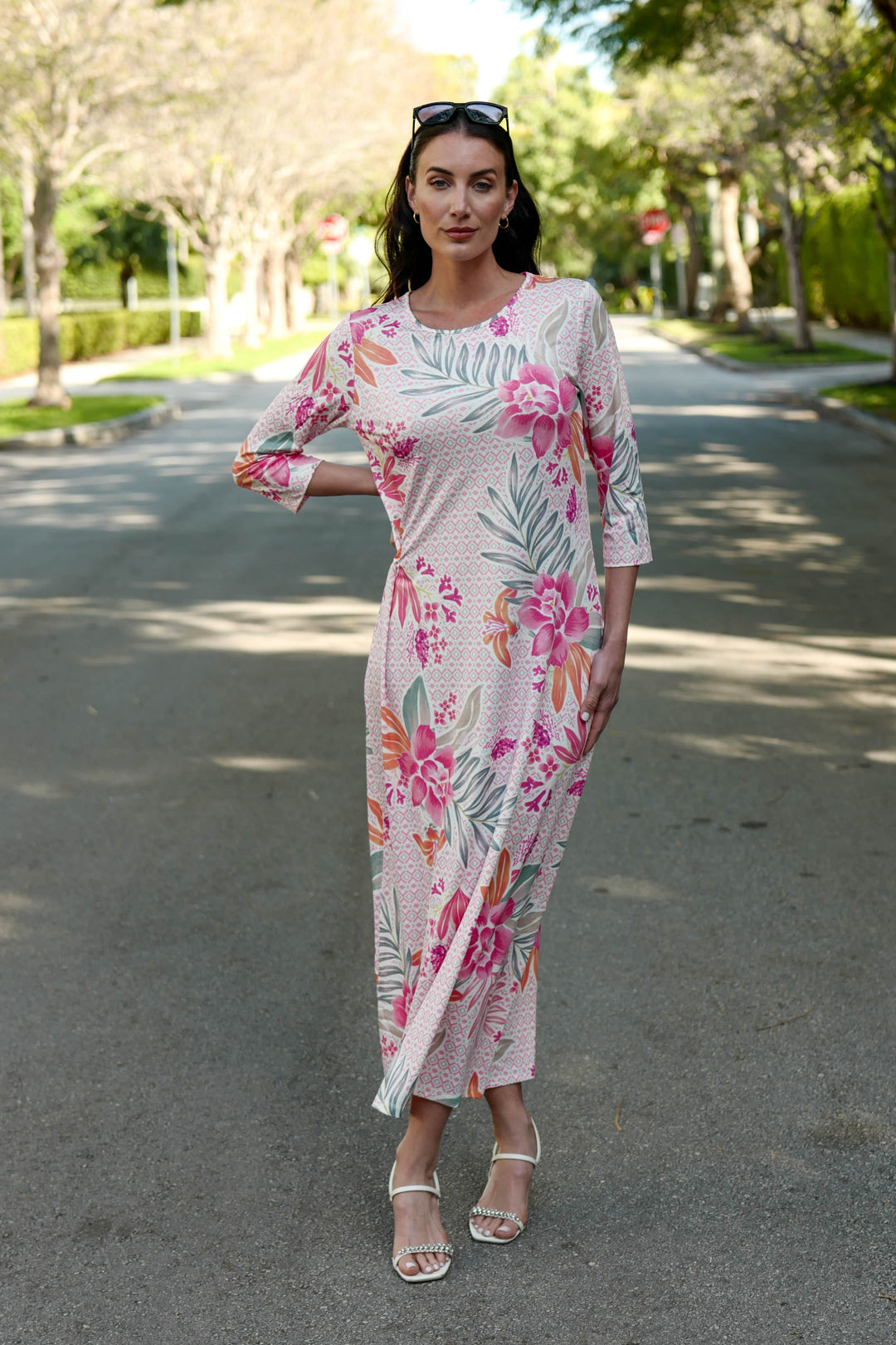 Athena Dress Tahitian Garden APPAREL - DRESS Online Exclusives