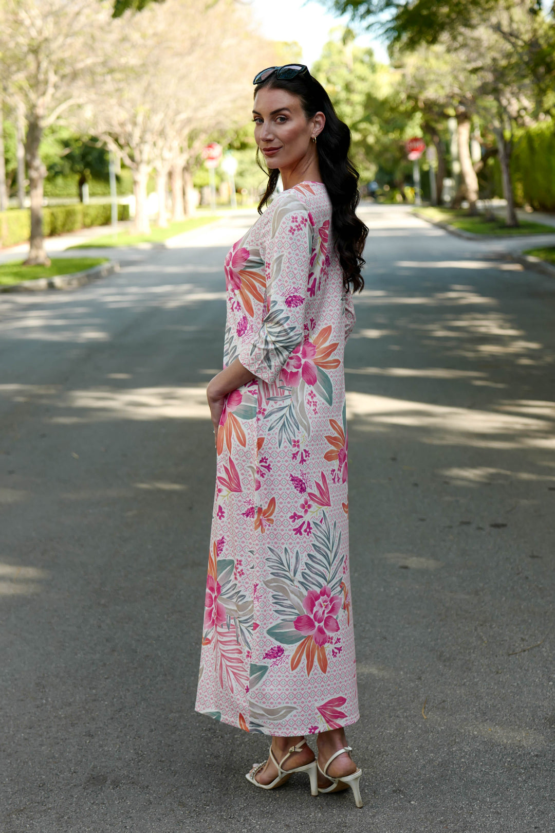 Athena Dress Tahitian Garden APPAREL - DRESS Online Exclusives